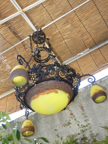 Grand lustre suspension art - lustre,