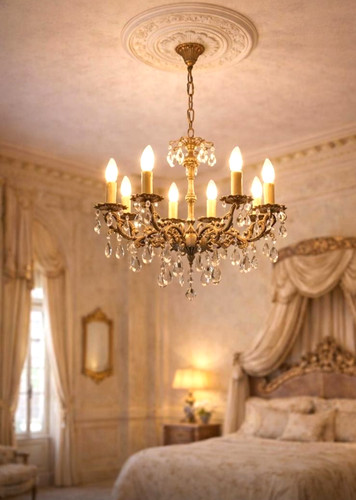 Imposant grand lustre feux - imposant,