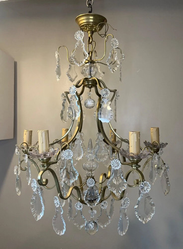 Grand lustre pampilles - lustre, à