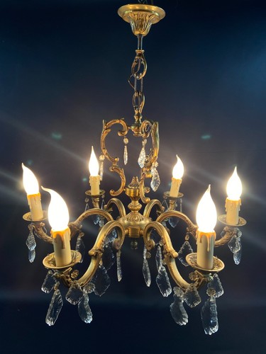 Grand lustre cage - de, style