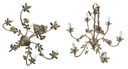 Grand lustre cuivre - lustre, en