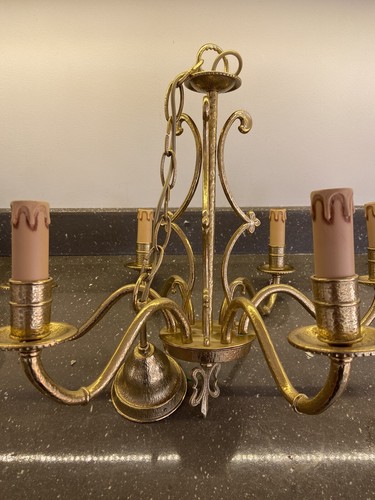 Magnifique grand lustre bronze - grand,