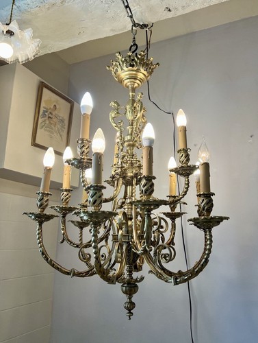 Grand lustre xixe siècle - grand,