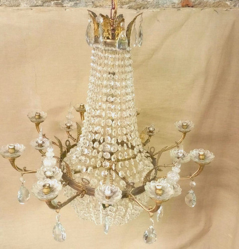 Grand courbeille lampadaire - courbeille, de