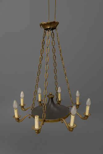 Grand lustre aux dauphins - lustre, 8
