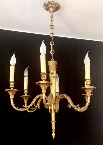 Grand lustre louis xvi - lustre, 6